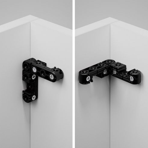 Giunto universale Hafele Ixconnect UC 16/64 per connessioni rimovibili e nascoste