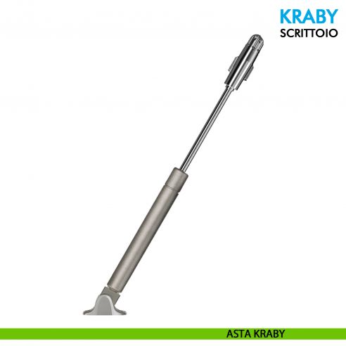Pistone a gas per scrittoio Ferramenta Livenza Kraby apertura ammortizzata lunghezza 360 mm - asta kraby
