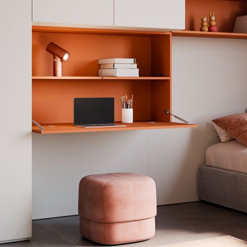 Pistone a gas per scrittoio Ferramenta Livenza Kraby apertura ammortizzata lunghezza 360 mm