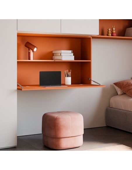 Pistone a gas per scrittoio Ferramenta Livenza Kraby apertura ammortizzata lunghezza 360 mm