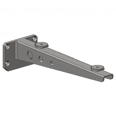 Staffa reggimensola lunghezza 448 mm per mensolone bagno e lavabo da appoggio Ferramenta Livenza
