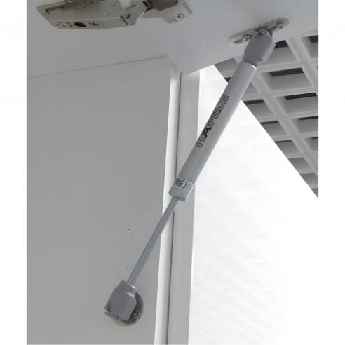 Pistone a gas Hafele per ante a ribalta in legno o con telaio in alluminio