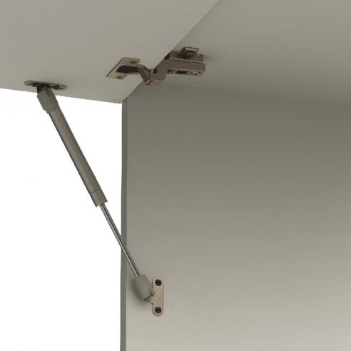 Pistone a gas Hafele per ante a ribalta in legno o con telaio in alluminio