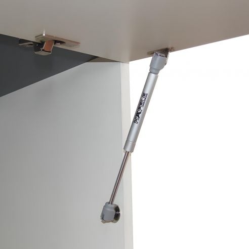 Pistone a gas Hafele per ante a ribalta in legno o con telaio in alluminio