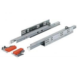 Guida Blum Tandem Blumotion 560H portata 30 kg estrazione totale ammortizzata con frizioni di montaggio