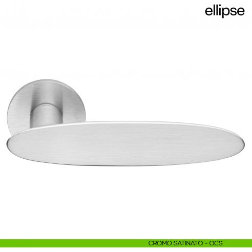 Maniglia per porta Ellipse dnd Handles - cromo satinato