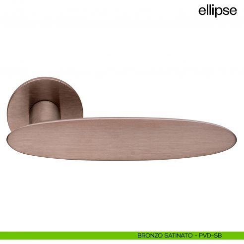 Maniglia per porta Ellipse dnd Handles - bronzo satinato