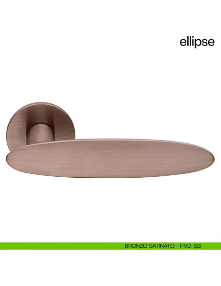 Maniglia per porta Ellipse dnd Handles - bronzo satinato