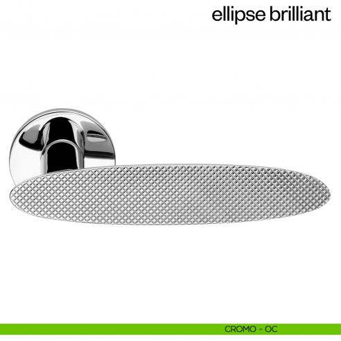 Maniglia per porta Ellipse Brilliant dnd Handles - cromo lucido