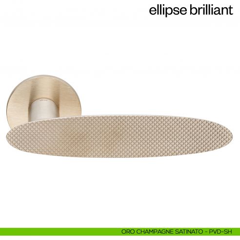 Maniglia per porta Ellipse Brilliant dnd Handles - oro champagne satinato
