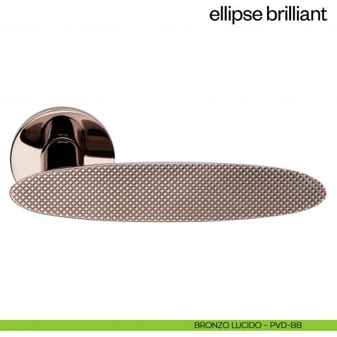 Maniglia per porta Ellipse Brilliant dnd Handles - bronzo lucido