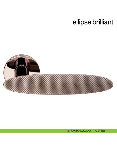 Maniglia per porta Ellipse Brilliant dnd Handles - bronzo lucido
