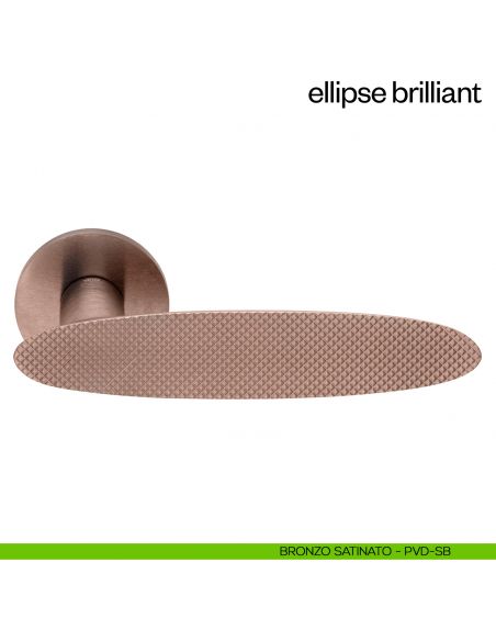 Maniglia per porta Ellipse Brilliant dnd Handles - bronzo satinato