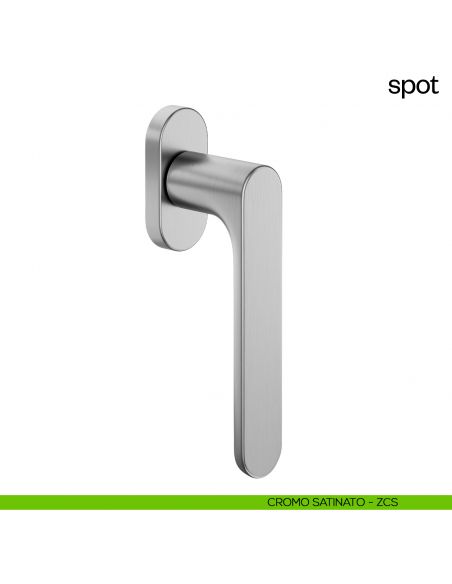 Maniglia per finestra martellina DK Spot dnd - cromo satinato
