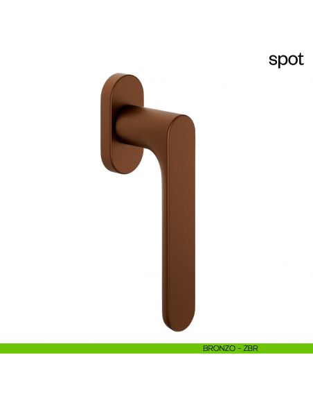 Maniglia per finestra martellina DK Spot dnd - bronzo