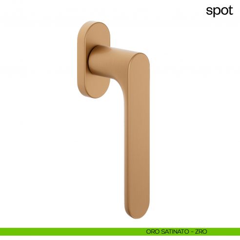 Maniglia per finestra martellina DK Spot dnd - oro satinato
