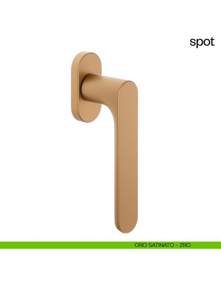 Maniglia per finestra martellina DK Spot dnd - oro satinato