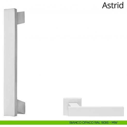 Maniglione per porta Astrid Ital Linea bianco opaco