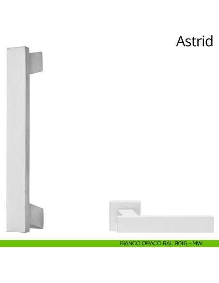 Maniglione per porta Astrid Ital Linea bianco opaco