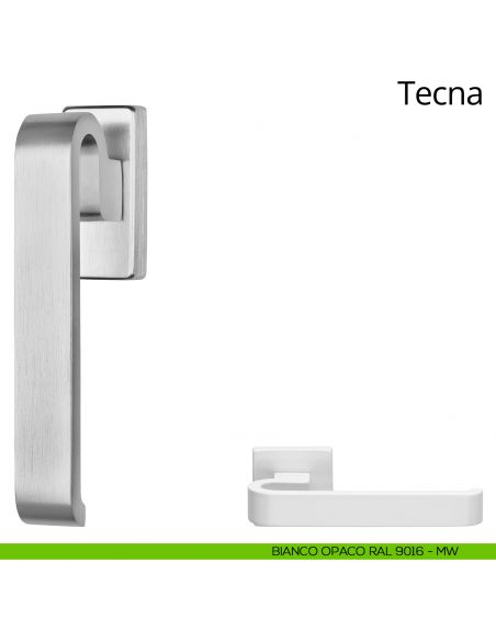Maniglia per finestra martellina DK Tecna Ital Linea bianco opaco