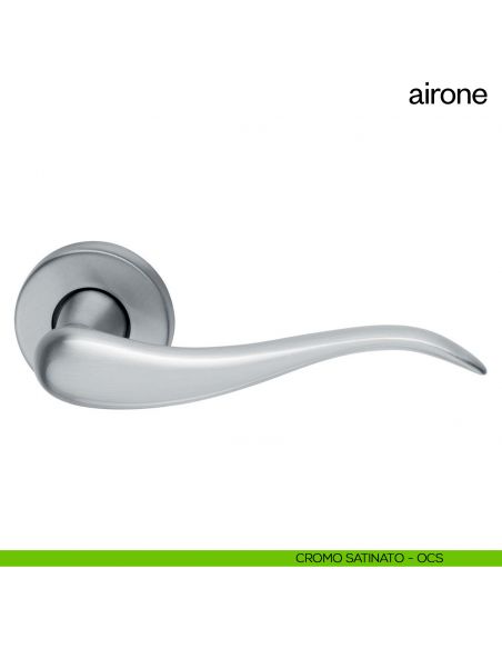 Maniglia per porta Airone dnd Handles cromo satinato