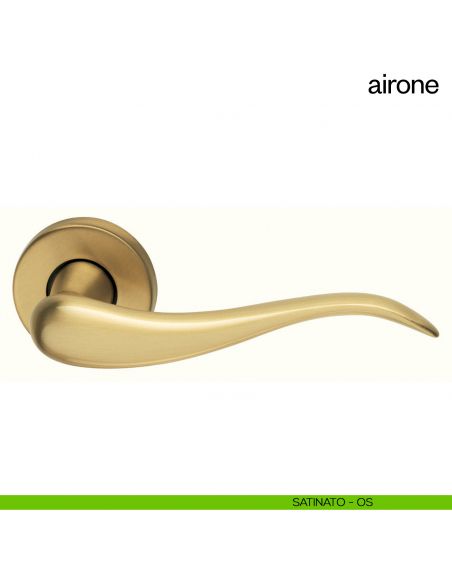 Maniglia per porta Airone dnd Handles ottone satinato