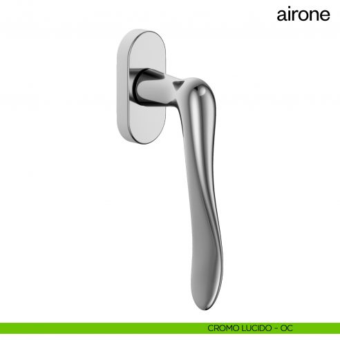 Maniglia per finestra martellina DK Airone dnd Handles cromo lucido