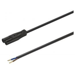 Cavo di alimentazione Hafele Loox5 lunghezza 2000 mm attacco diretto da avvitare e presa C7