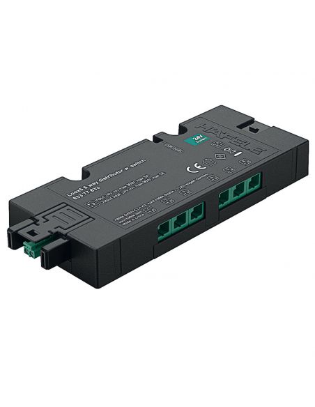 Distributore a 6 vie per LED monocromatico Hafele Loox5 24 V Box to Box funzione di commutazione per 1 dispositivo di accensione
