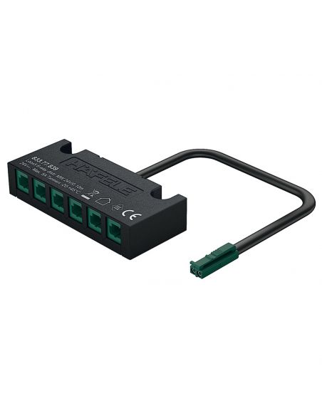 Distributore a 6 vie per LED monocromatico Hafele Loox5 24 V Box to Box senza funzione di commutazione a 2 poli