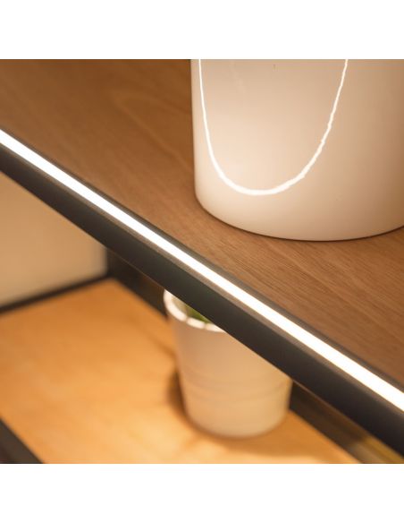 Strip LED flessibile in silicone Hafele Loox5 modello 3084 24 Volt 6,5 x 6 mm a 2 poli monocromatico 320 LED/m 9,6 W/m