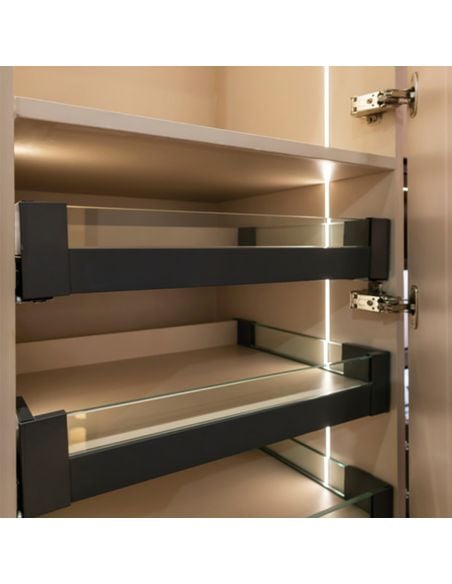 Strip LED flessibile in silicone Hafele Loox5 modello 3057 24 Volt 3 x 6 mm a 2 poli monocromatico 196 LED/m 9,6 W/m