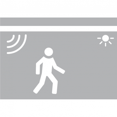 Sensore di movimento con tempo di spegnimento automatico regolabile Hafele Loox5 modulare funzione soft on/off