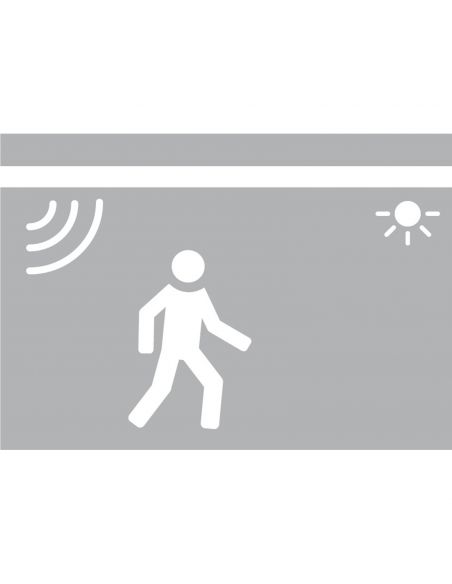 Sensore di movimento con tempo di spegnimento automatico regolabile Hafele Loox5 modulare funzione soft on/off