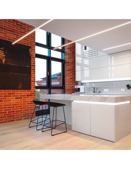 Strip LED Hafele Loox5 modello 3048 24 Volt 8 mm a 2 poli monocromatico 120 LED/m 14,4 W/m