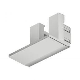 Tappo terminale per profilo da incasso in alluminio per LED modello 1103 argento Hafele Loox5