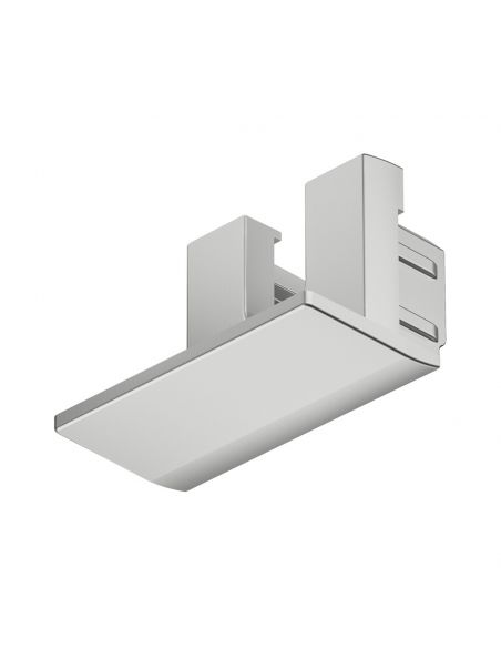 Tappo terminale per profilo da incasso in alluminio per LED modello 1103 argento Hafele Loox5