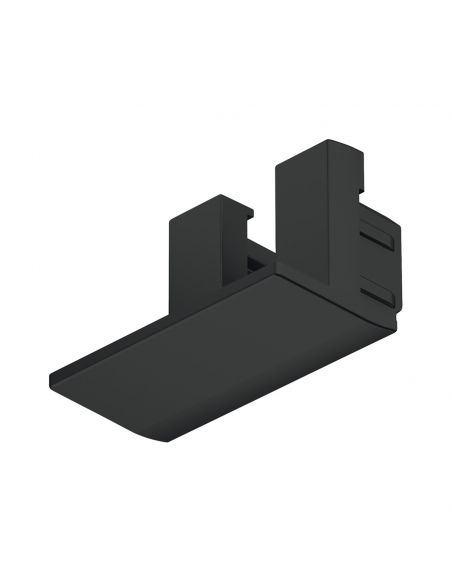Tappo terminale per profilo da incasso in alluminio per LED modello 1103 nero Hafele Loox5