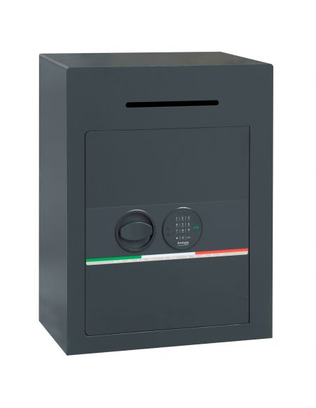 Cassaforte da appoggio con feritoia Bordogna Ardea Fer 790/E con combinazione elettronica