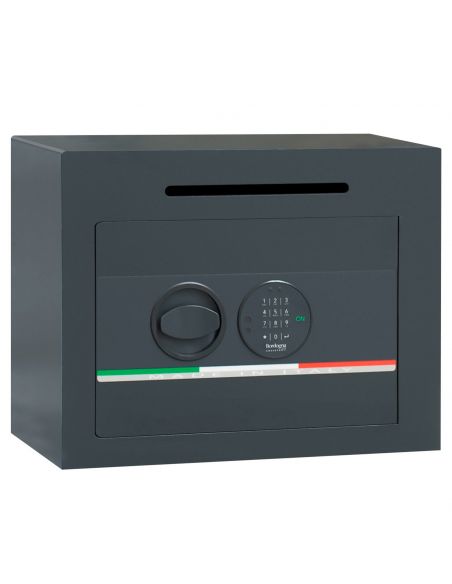 Cassaforte a mobile con feritoia Bordogna Ardea 750/E FER con combinazione elettronica
