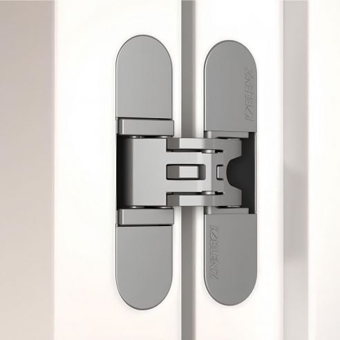 Cerniera a scomparsa per porta Koblenz K6200 cromo satinato