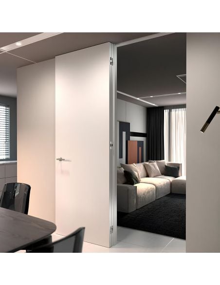 Cerniera a scomparsa per porta Koblenz K6200 cromo satinato