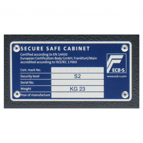 Cassaforte con chiave Bordogna Vesta 030/C