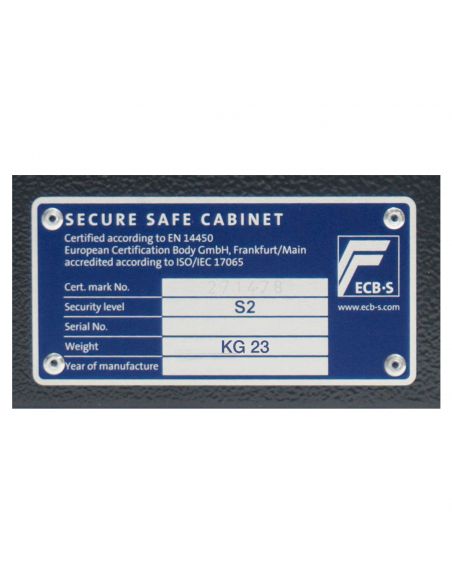 Cassaforte con chiave Bordogna Vesta 030/C