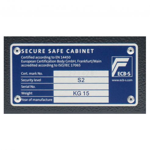 Cassaforte Bordogna Vesta con chiave 020/C