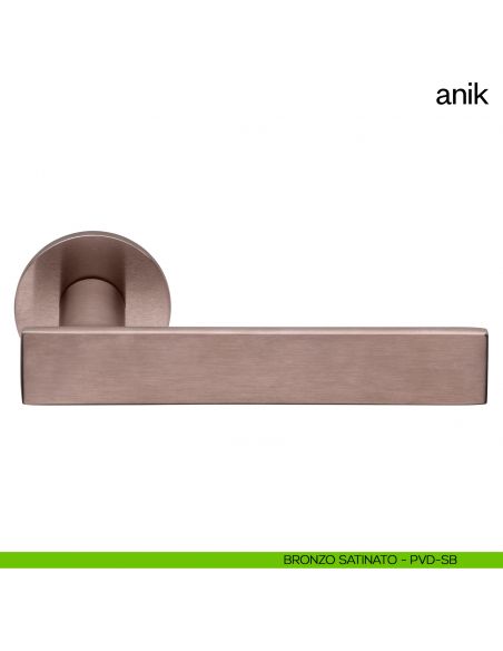 Maniglia per porta Anik dnd Handles bronzo satinato