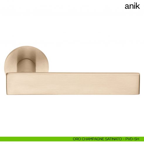 Maniglia per porta Anik dnd Handles oro antico satinato