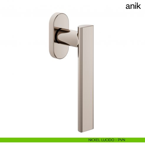 Maniglia per finestra martellina DK Anik dnd Handles nickel lucido