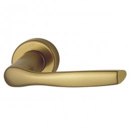 Maniglia per porta Milano Hoppe alluminio bronzo