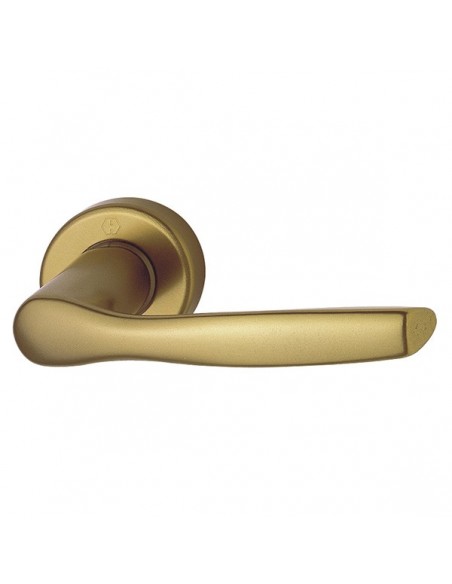Maniglia per porta Milano Hoppe alluminio bronzo